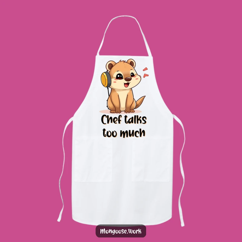 Funny Mongoose Chef Apron - Kitchen Chatting with Style
