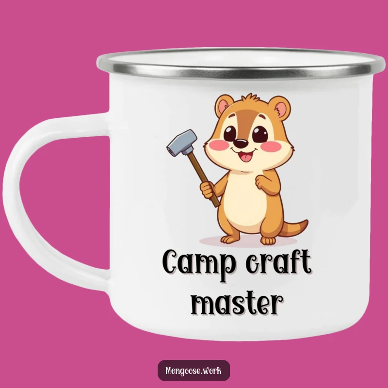 Funny Mongoose DIY Camping Mug - Durable Cheerful Cup Gift