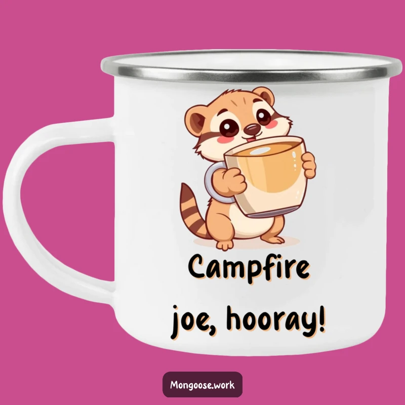 Funny Mongoose Camp Coffee Mug: Hilarious Outdoor Brew Gift
