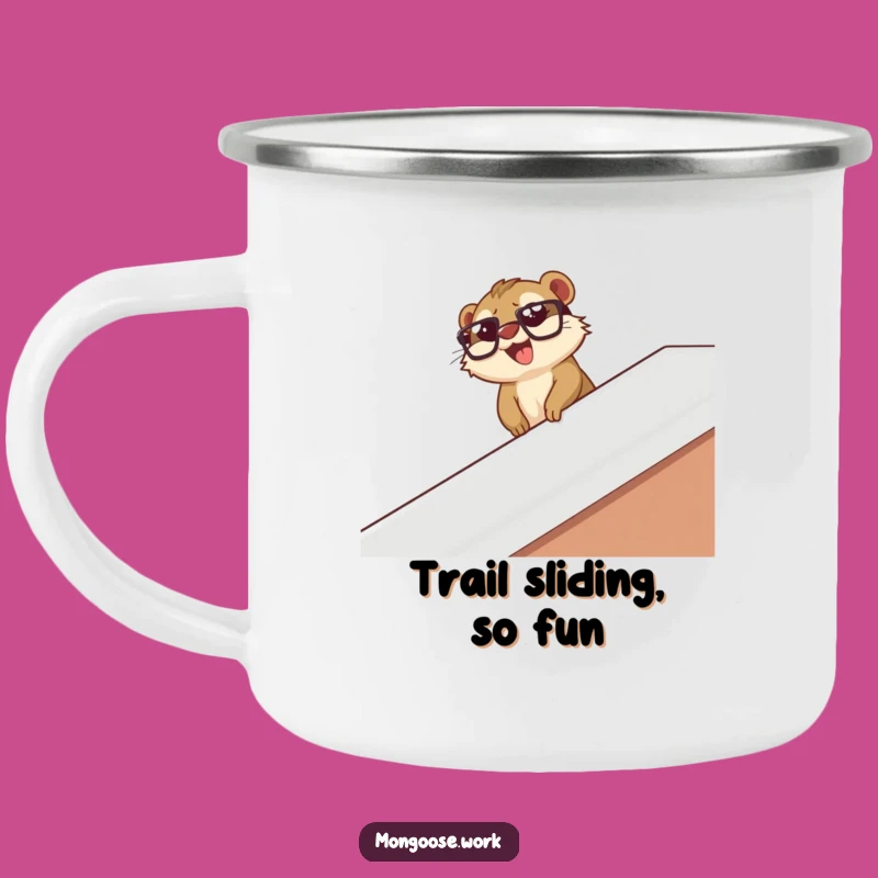 Funny Mongoose Camping Mug: Durable Joyful Companion, Perfect Funny Gift