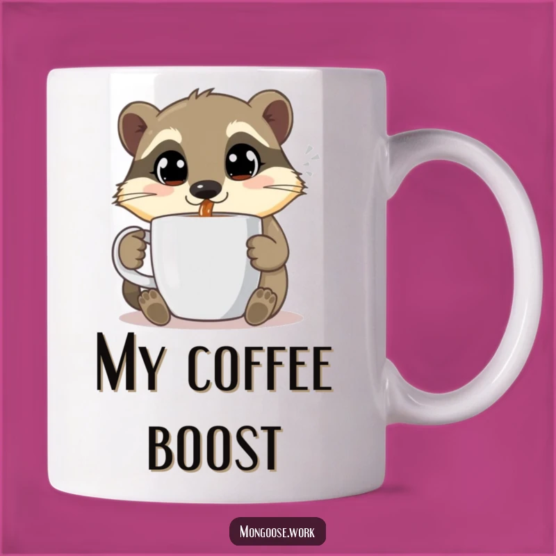 Funny Mongoose Coffee Lover Mug - Morning Bliss, Perfect Funny Gift
