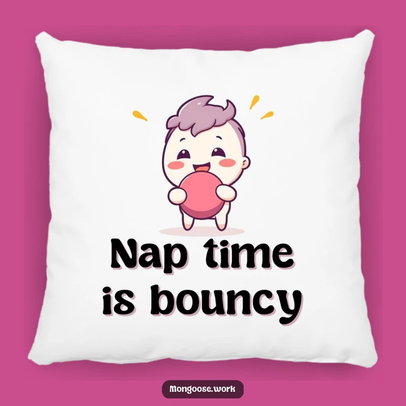 Funny Stress Ball Pillow: Cozy Character Cushion for Relaxing, Humorous Comfort