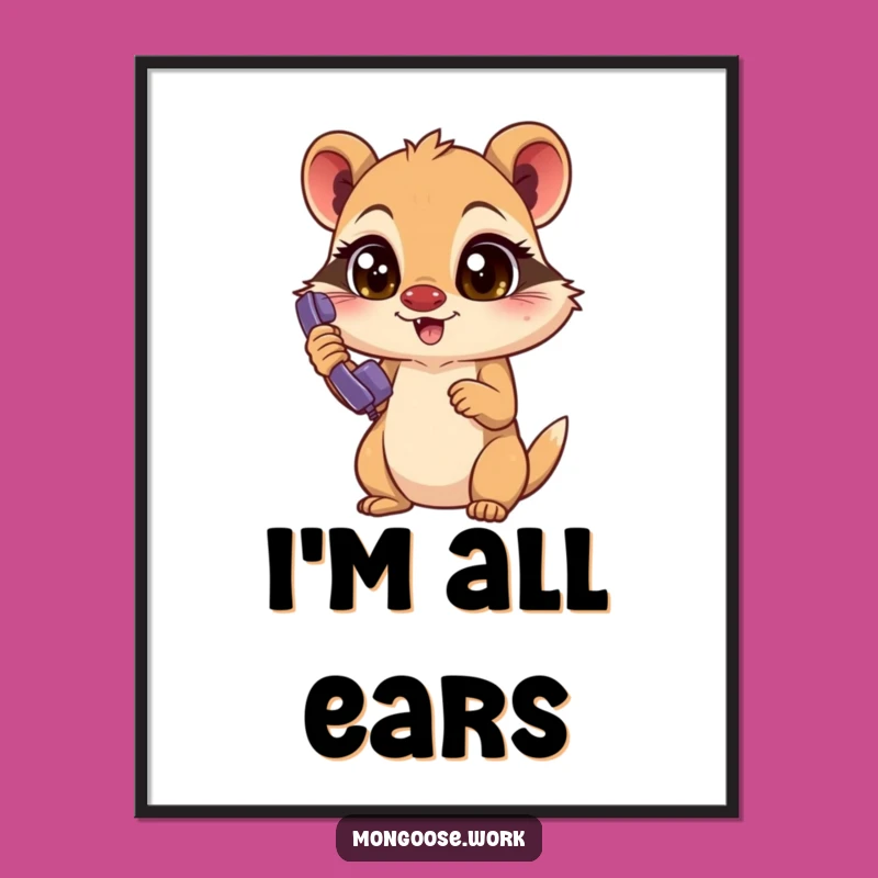 Funny Mongoose Digital Art: Focused Humor for Your Digital Domain!