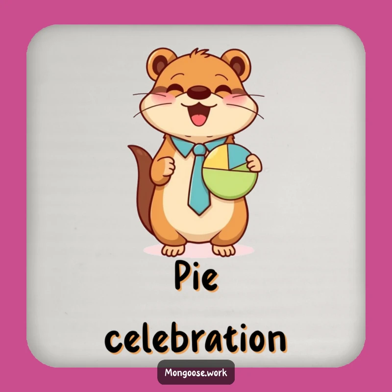 Funny Mongoose Coaster - Protect Surfaces with Business Flair, Perfect Funny Gift