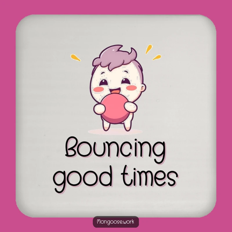 Funny Stress Ball Coaster: Enthusiasm Meets Protection for Your Surfaces