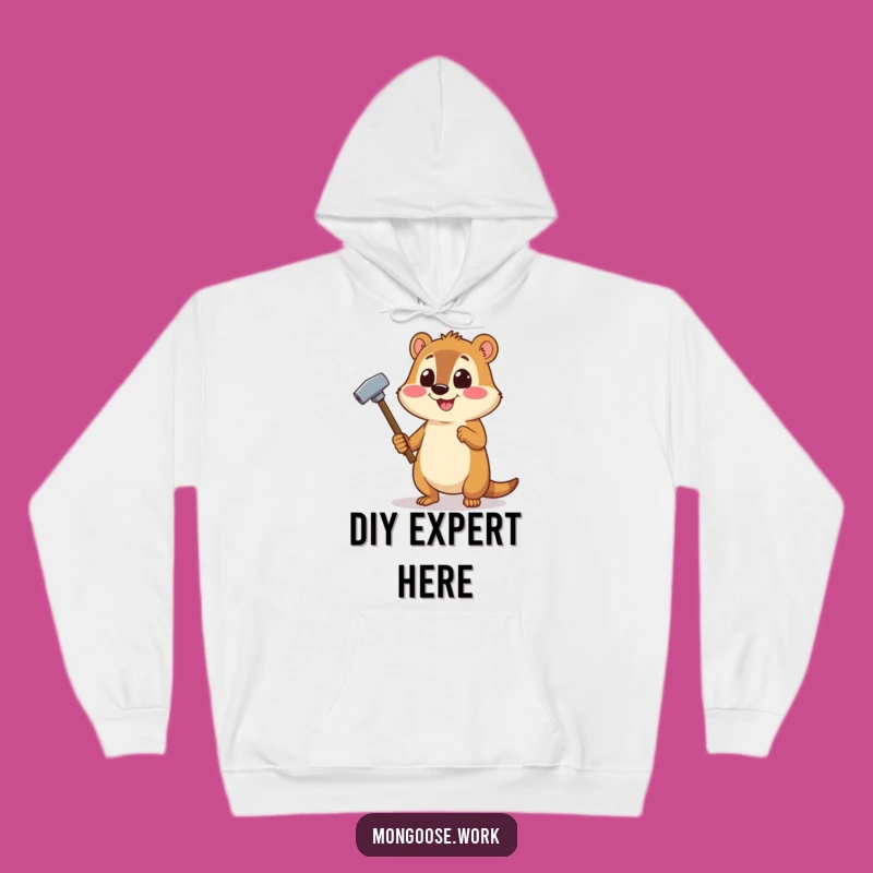 Funny Mongoose DIY Hoodie - Cozy Cheerful Character Gift