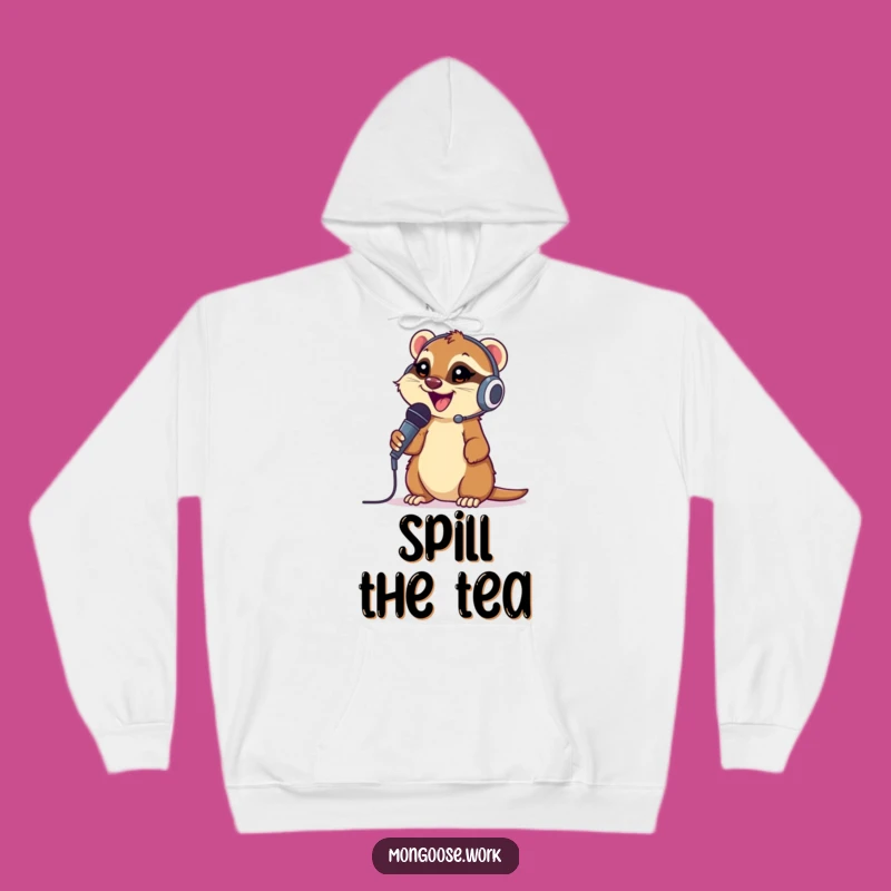 Funny Mongoose Comms Officer Hoodie: Cozy and Hilarious Gift