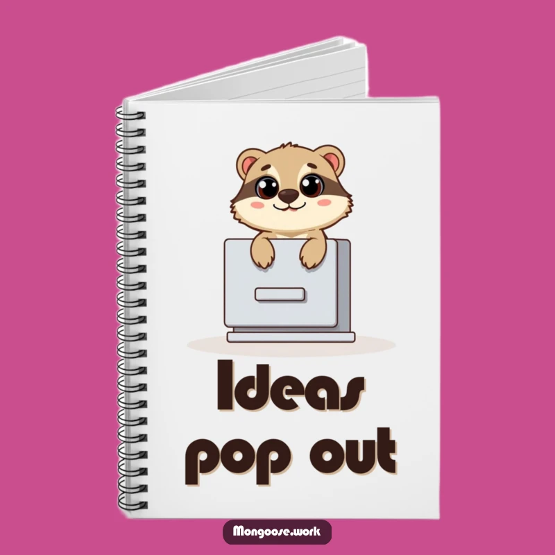 Funny Filing Cabinet Mongoose Notebook: Mongoose's Surprising Ideas, A Hilarious Funny Gift for Writers
