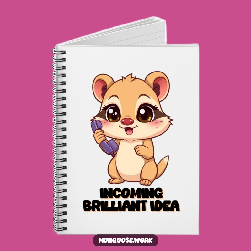Funny Mongoose Notebook: Jot Down Your Ideas with Focused Hilarity!