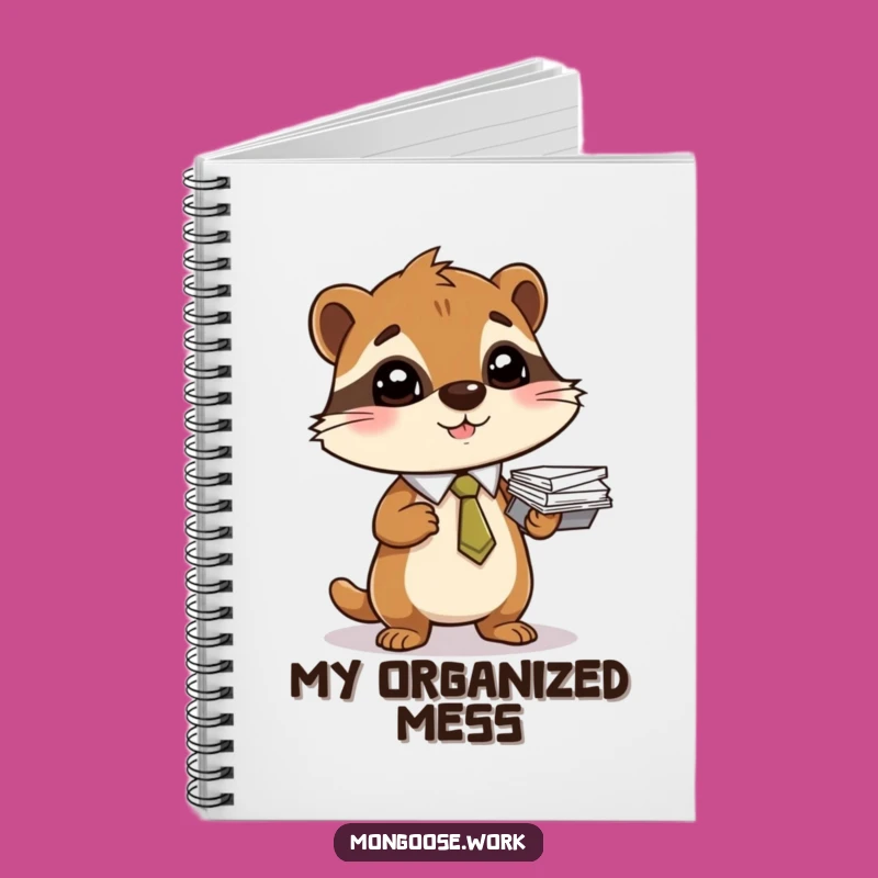 Funny Mongoose Balance Notebook: Organize Your Professional Life